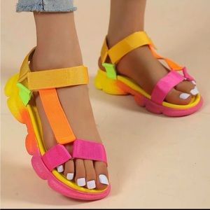 Fun neon shoes